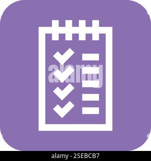 Todo List Vector Icon Design Illustration Stock Vector