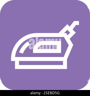 Ironing Vector Icon Design Illustration Stock Vector