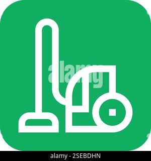 Vacuum Cleaner Vector Icon Design Illustration Stock Vector