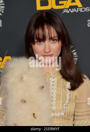 Beverly Hills, USA. 08th Feb, 2025. Maude Apatow arriving at the 77th Annual DGA Awards held at the Beverly Hilton Hotel on February 8, 2025 in Beverly Hills, CA. © Starbuck/AFF-USA.com Credit: AFF/Alamy Live News Stock Photo