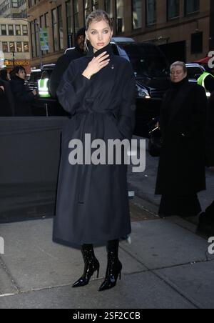 February 07, 2025 Elsa Hosk attend Calvin Klein 2025 Collection in New