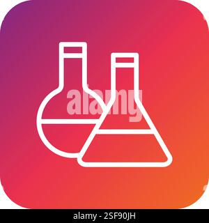 Chemistry Vector Icon Design Illustration Stock Vector