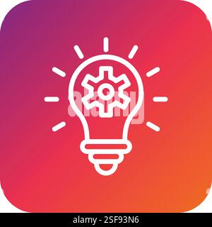 Solution Vector Icon Design Illustration Stock Vector