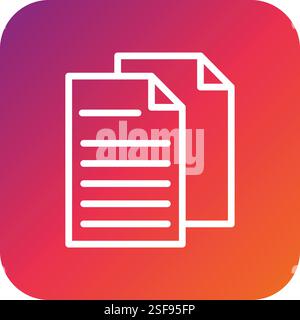 File Vector Icon Design Illustration Stock Vector