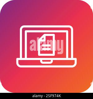 Report Vector Icon Design Illustration Stock Vector