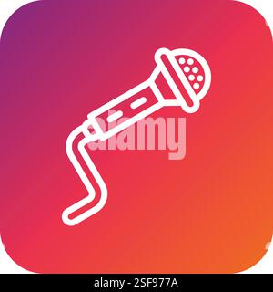 Microphone Vector Icon Design Illustration Stock Vector