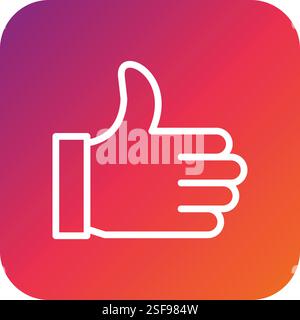 Like Vector Icon Design Illustration Stock Vector