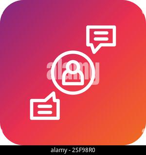 Social Media Vector Icon Design Illustration Stock Vector