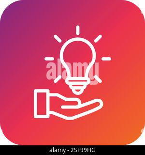 Idea Vector Icon Design Illustration Stock Vector