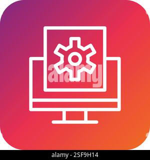 Web Optimization Vector Icon Design Illustration Stock Vector