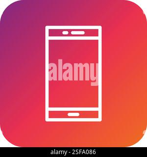 Smartphone Vector Icon Design Illustration Stock Vector