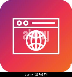 Web Vector Icon Design Illustration Stock Vector