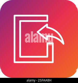 Import Vector Icon Design Illustration Stock Vector
