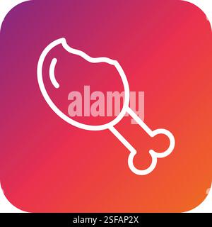 Leg piece Vector Icon Design Illustration Stock Vector