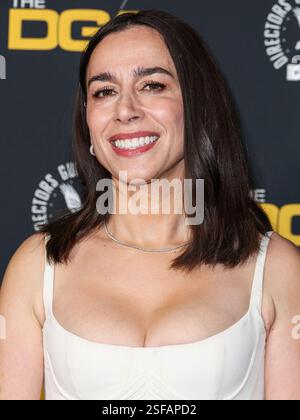 Beverly Hills, United States. 08th Feb, 2025. BEVERLY HILLS, LOS ANGELES, CALIFORNIA, USA - FEBRUARY 08: Lucia Aniello arrives at the 77th Annual Directors Guild Of America Awards held at The Beverly Hilton Hotel on February 8, 2025 in Beverly Hills, Los Angeles, California, United States. (Photo by Xavier Collin/Image Press Agency) Credit: Image Press Agency/Alamy Live News Stock Photo