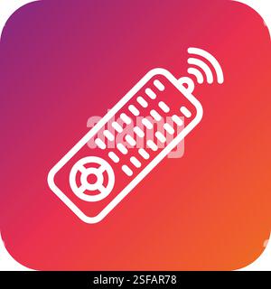 Remote control Vector Icon Design Illustration Stock Vector