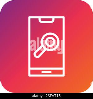 Research Vector Icon Design Illustration Stock Vector