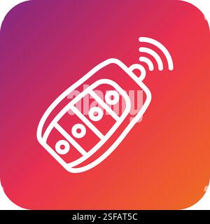 Smart key Vector Icon Design Illustration Stock Vector