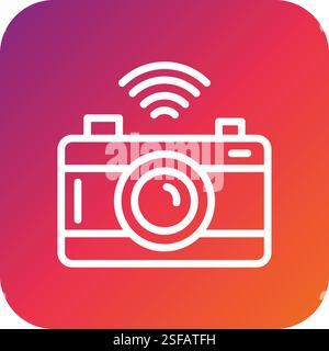 Camera Vector Icon Design Illustration Stock Vector