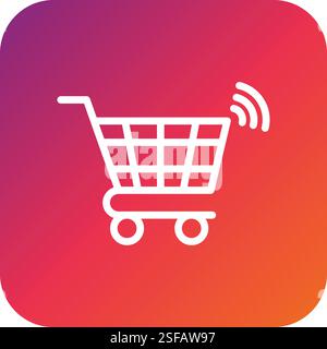 Cart Vector Icon Design Illustration Stock Vector