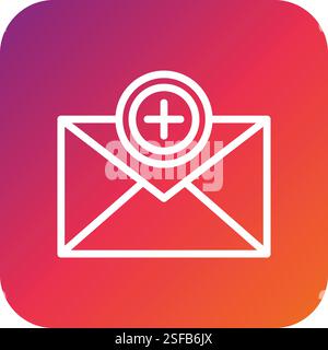 New message Vector Icon Design Illustration Stock Vector