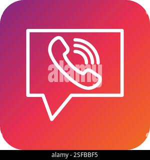 Contact us Vector Icon Design Illustration Stock Vector