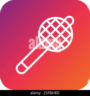 Strainer Vector Icon Design Illustration Stock Vector