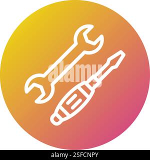 Tools Vector Icon Design Illustration Stock Vector