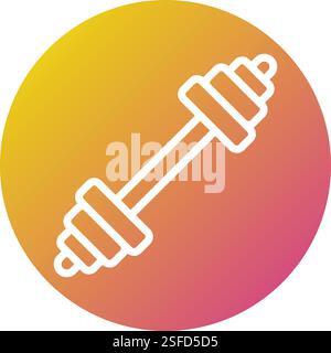 Gym Vector Icon Design Illustration Stock Vector