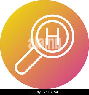 Hotel search Vector Icon Design Illustration Stock Vector