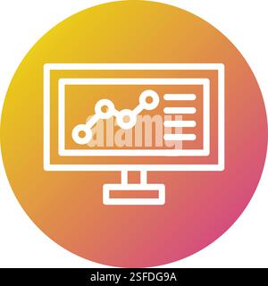 Analysis Vector Icon Design Illustration Stock Vector