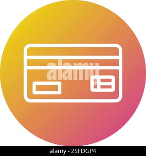 Credit card Vector Icon Design Illustration Stock Vector