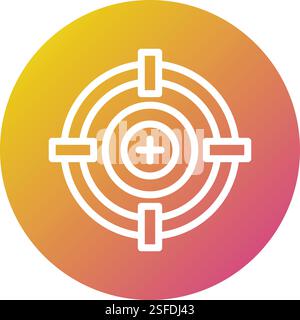 Target Vector Icon Design Illustration Stock Vector
