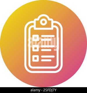 Clipboard Vector Icon Design Illustration Stock Vector