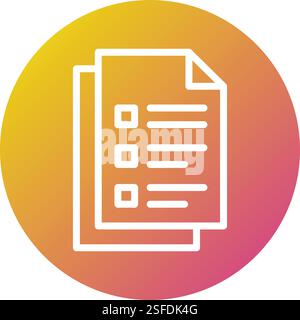 Document Vector Icon Design Illustration Stock Vector