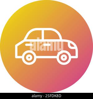 Taxi Vector Icon Design Illustration Stock Vector