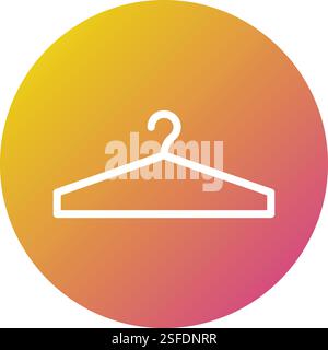 Hanger Vector Icon Design Illustration Stock Vector