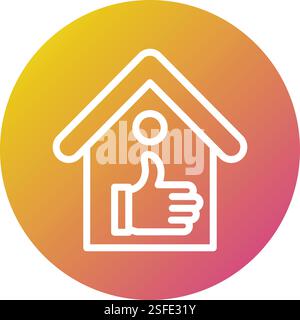 House Like Vector Icon Design Illustration Stock Vector