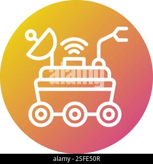 Moonwalker Vector Icon Design Illustration Stock Vector