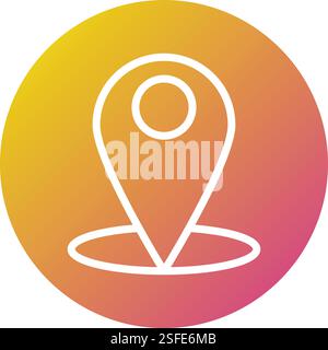 Sport location Vector Icon Design Illustration Stock Vector