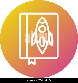 Book Vector Icon Design Illustration Stock Vector