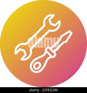 Tools Vector Icon Design Illustration Stock Vector