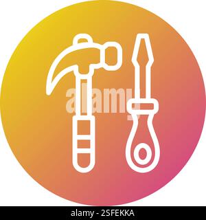 Repair tool Vector Icon Design Illustration Stock Vector