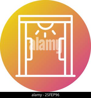 Scanner Vector Icon Design Illustration Stock Vector