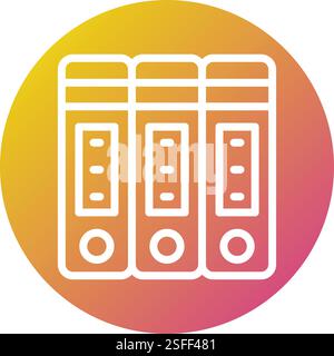 Folder Vector Icon Design Illustration Stock Vector
