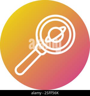 Exploration Vector Icon Design Illustration Stock Vector