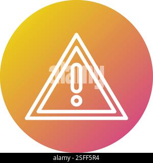Danger Vector Icon Design Illustration Stock Vector