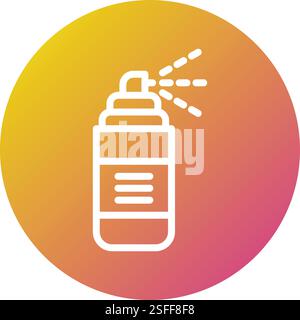 Paint spray Vector Icon Design Illustration Stock Vector