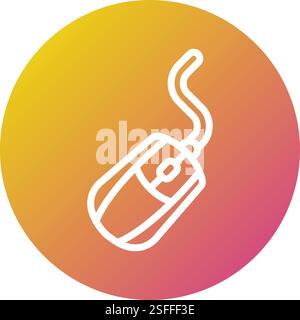Mouse Vector Icon Design Illustration Stock Vector