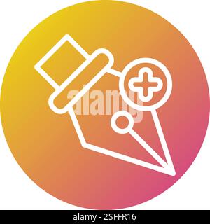 Add anchor Vector Icon Design Illustration Stock Vector
